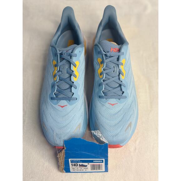 HOKA Men’s Size 14D M ARAHI 6 1123194 NWOB - Picture 2 of 5